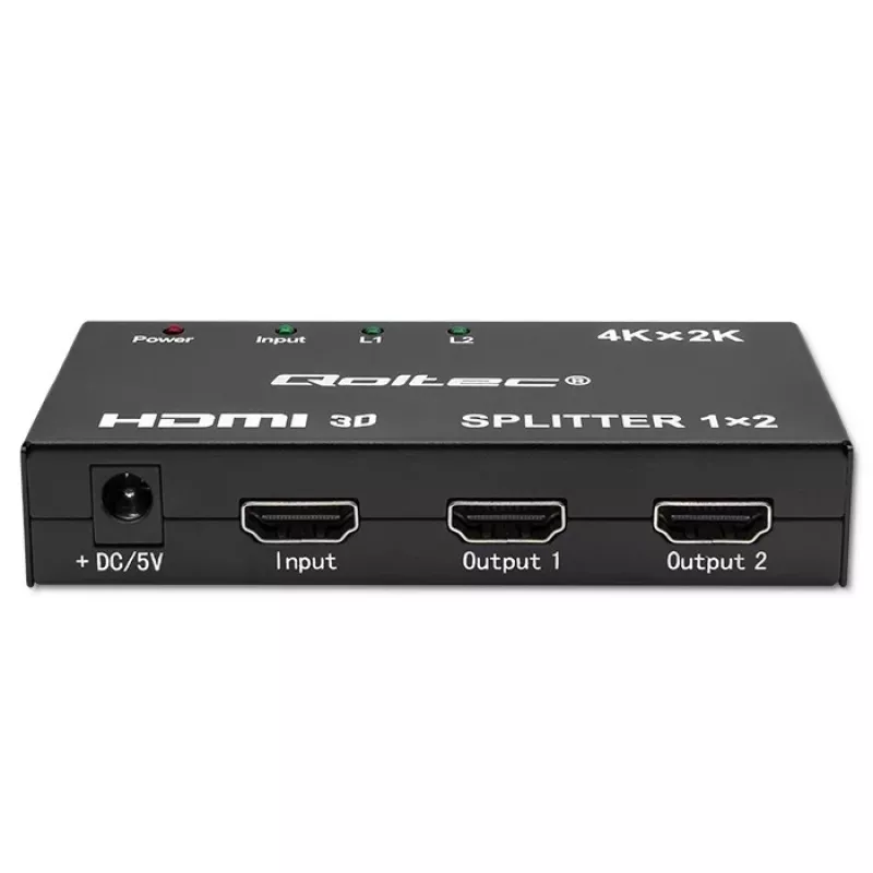 Aktiver HDMI-Splitter 2 x HDMI 4Kx2K, 3,4 Gbit/s