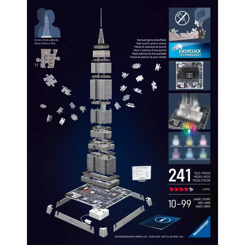 3D-Puzzle Ravensburger 12008026 216 Teile Gebäude