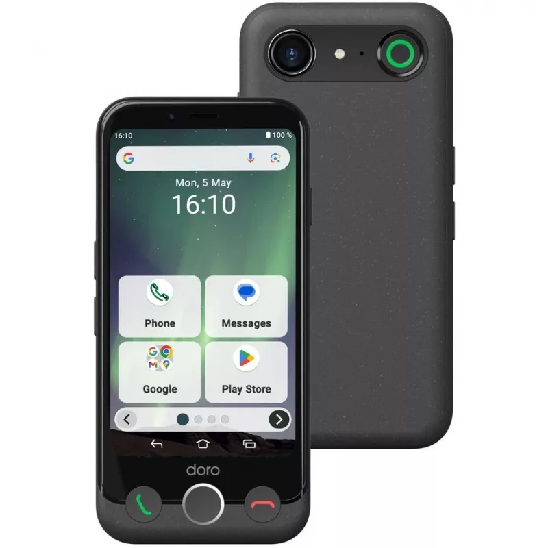 Smartphone Doro Aurora A10 4.5 Zoll 4 GB 64 GB Schwarz