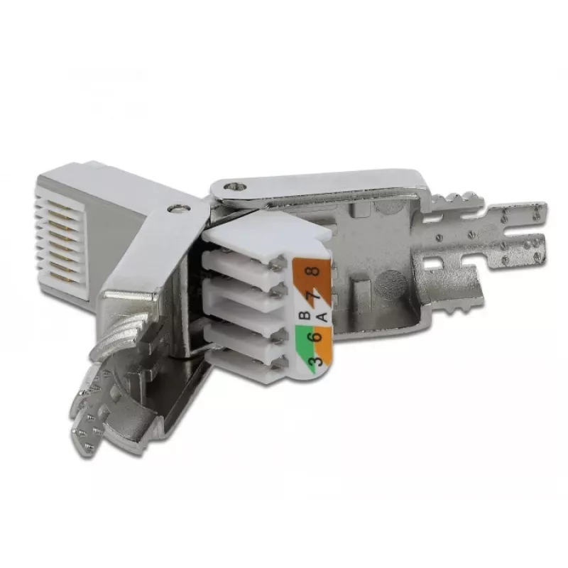 Kabelverbinder DeLOCK 86477 RJ-45 Grau