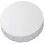 MAUL HEBEL Solidmagnet, Haftkraft: 0,6 kg, Weißer Rundmagnet: Durchmesser 24 x (H)8 mm, aus bruchsicherem Material (61624-02)