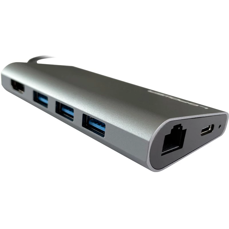 Laptop-Dock LC-Power LC-HUB-C-MULTI-5 USB 3.2 Gen 1 Type-C kabelgebunden