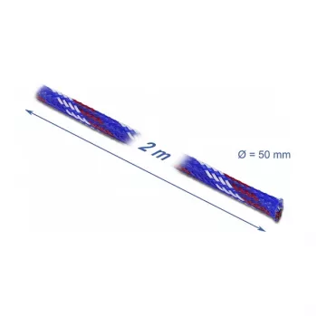 Kabelmantel DeLOCK 20761 Blau Rot Weiß