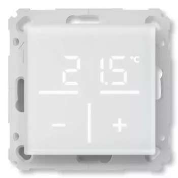 Glas-Wandthermostat Homematic IP 161333A0 mit CO2-Sensor, digital RF, 230 V, 54,5×54,5×29 mm