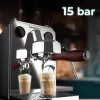 Baristeo Intima Siebtrgermaschine (silber/edelstahl, Thermoblock)