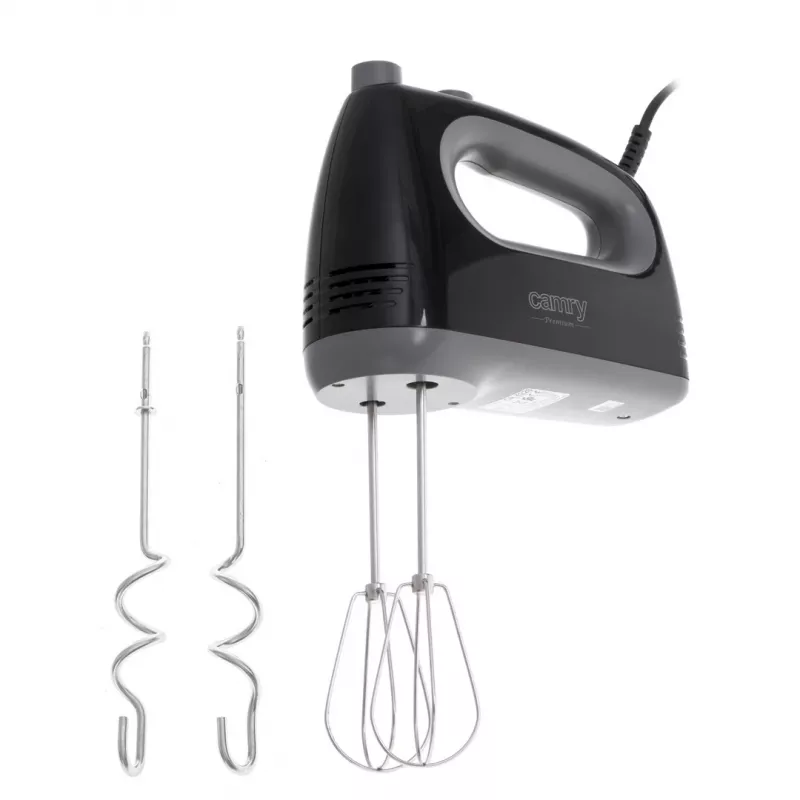 Camry Premium CR 4220B Mixer Handmixer 750 W Schwarz, Grau