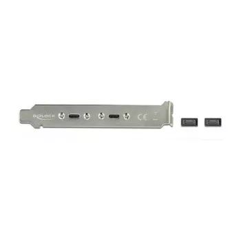 Slotblech DeLOCK 89935 mit 2 x USB-Typ-C-Anschlüssen