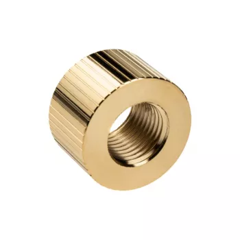 Fitting EK Water Blocks Messing Gold 14mm Höhe 2,3cm Durchmesser