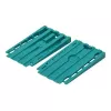Verlegewerkzeug Wolfcraft 6975000 für Laminat und Parkett, grau, 3er-Pack