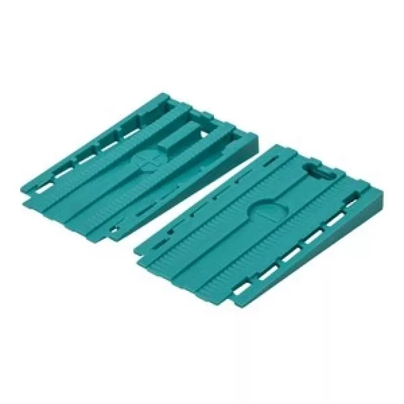 Verlegewerkzeug Wolfcraft 6975000 für Laminat und Parkett, grau, 3er-Pack