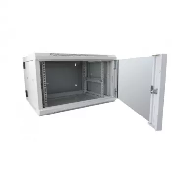 Rack-Schrank ALLNET SMB6612 Grau 33 kg, Server-/Netzwerkgehäuse, kompakter Standschrank