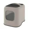 Hauben-Katzenklo Rotho BIALA Beige 395×510×443 mm, Kunststoff mit Schaufel
