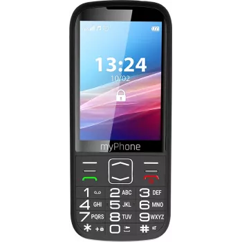 myPhone HALO 4 LTE | Schwarz | 3,5 Zoll | TFT | 128 MB | 64 MB | Dual-SIM | 3G | Bluetooth | Hauptkameraauflösung 2 MP | 2500 mAh