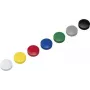Maul Magnet MAULsolid (Ø x H) 38 mm x 15,5 mm Rund Gelb, Rot, Blau, Weiß, Grün, Grau, Schwarz 10 Stück 6163999 (6163999)