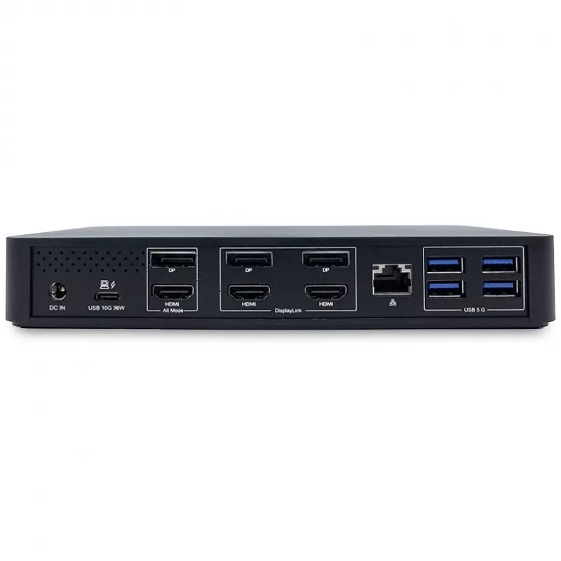 TERRA 1480375 Laptop-Dockingstation/Port-Replikator Kabelgebunden USB 3.2 Gen 1 (3.1 Gen 1) Typ-C Schwarz