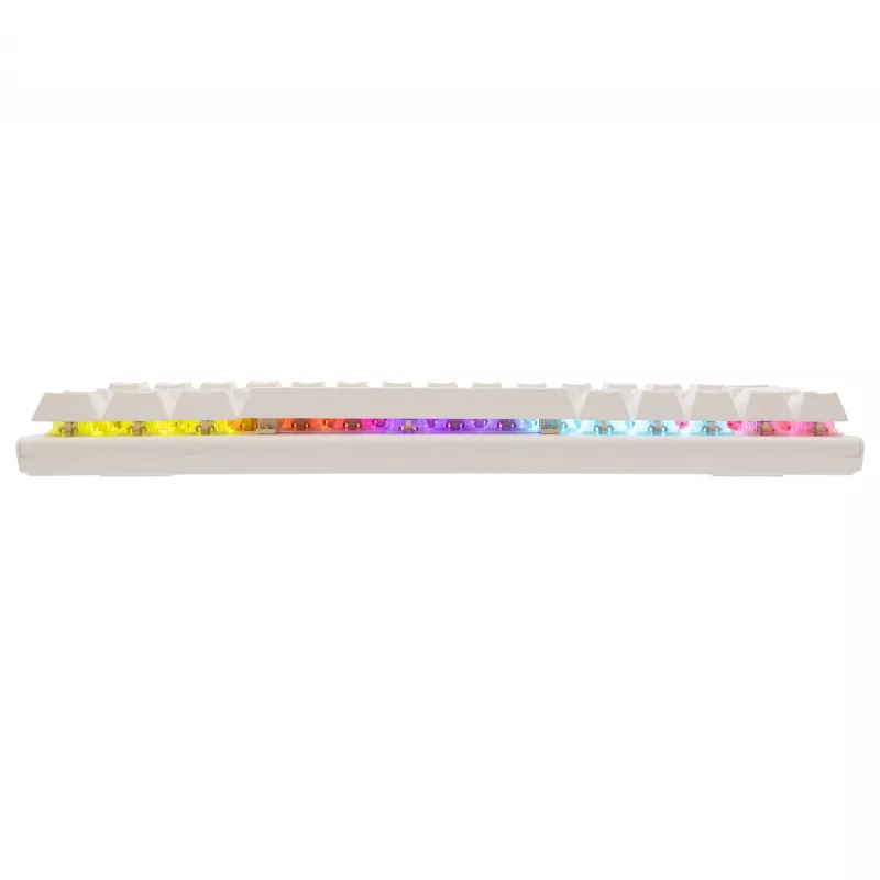 Mechanische Gaming-Tastatur White Shark Wakizashi WAKIZASHI-2-US-W-BLUE — US-Layout, blaue Switches