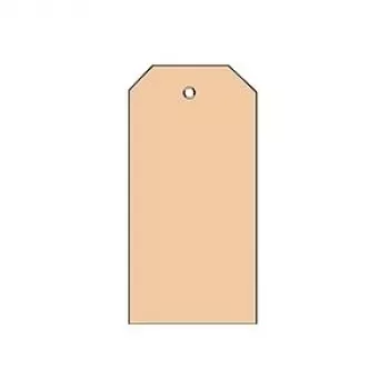 HERMA - Kartonanhänger - Glatt Braun - 90 x 45 mm - 1000 Stück. (6014)