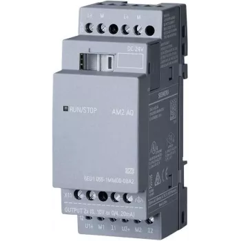 Siemens SPS-Erweiterungsmodul LOGO AM2 AQ 0BA2 6ED1055-1MM00-0BA2 24 V/DC (6ED1055-1MM00-0BA2)