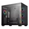 PC-Gehäuse DeepCool CG530 4F Midi Tower Schwarz — gehärtetes Glas, ATX/ITX/Micro ATX, 3x120mm Lüfter, USB-C
