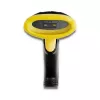 Hand-Barcodelesegerät QOLTEC 50867 — 1D/2D-Laserscanner, USB kabelgebunden, 600 mm Reichweite, gelb/schwarz