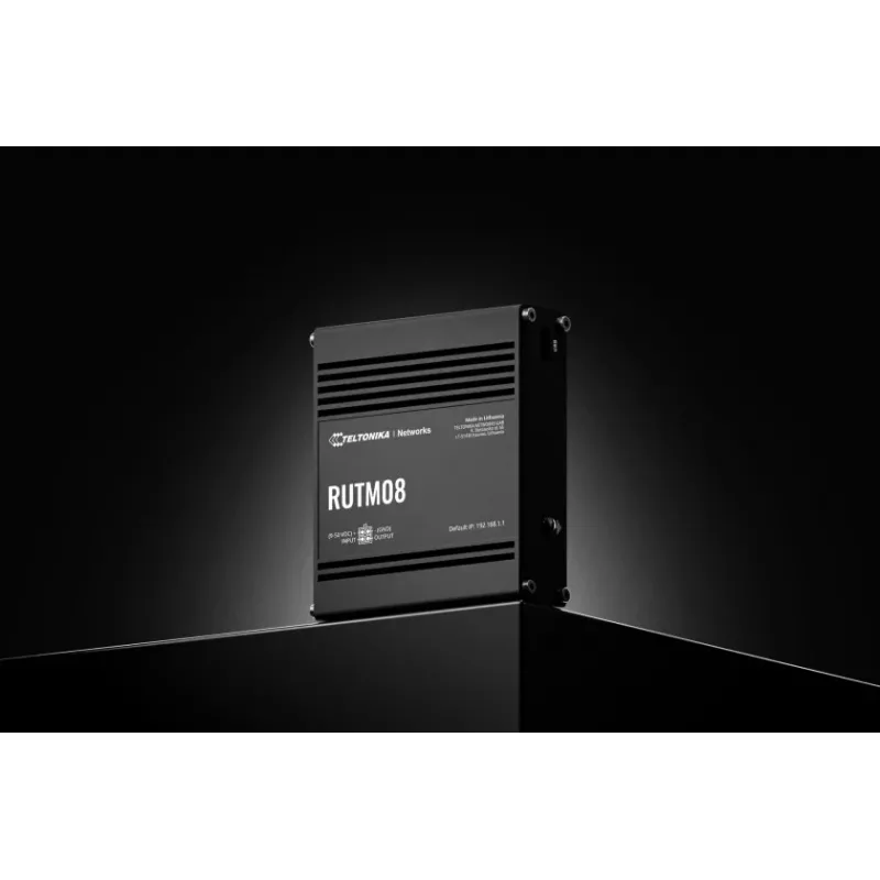 Teltonika RUTM08 kabelgebundener Router Gigabit Ethernet Schwarz