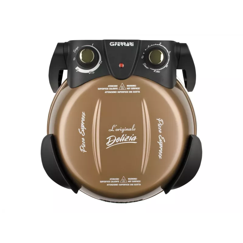 Pizzamaker G3 Ferrari Delizia 1 Pizza 1200W Schwarz Bronze