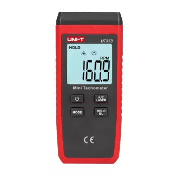 Berührungsloses Tachometer Unit UT373, Messbereich 0,5–19999 U/min