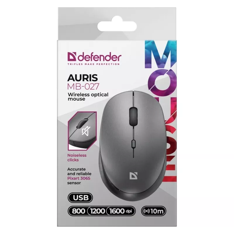 Kabellose Maus DEFENDER AURIS MB-027 Schnittstelle
