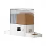 Rojeco New 2-in-1 Trinkbrunnen & Futterspender mit WiFi (weiß)