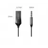Audio-Empfänger UGREEN CM309 Bluetooth 5.0 USB mit 3,5 mm AUX-Klinke, schwarz, 20–20000 Hz