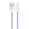 Baseus Dynamic Kabel USB auf Lightning, 2,4 A, 2 m (Violett)