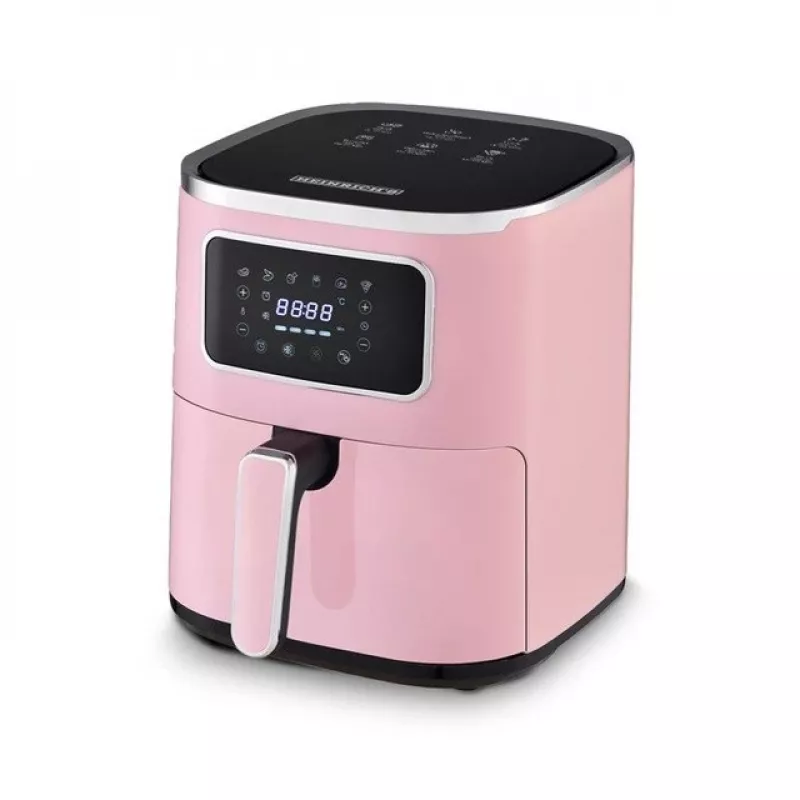 Heinrich‘’s HFR 8216 Heißluftfritteuse 5,0 l 1450 W Rosa