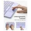 inateck Tastatur iPad 11 iPad Air 4./5. Gen. Kompatibel QWERTZ lila