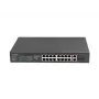Unmanaged Switch LANBERG RSFE-16P-2C-250 — 18-Port Gigabit, 16x PoE+ (30W), 2x SFP, 250W, 1U, Metall, Rackmontage
