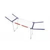 Wäscheständer Leifheit Pegasus 180 Maxx Winged — bodenstehender Wäscheständer, 18 m Trockenlänge, höhenverstellbar 1080–1280 mm, 550×1100×1280 mm, blau/weiß