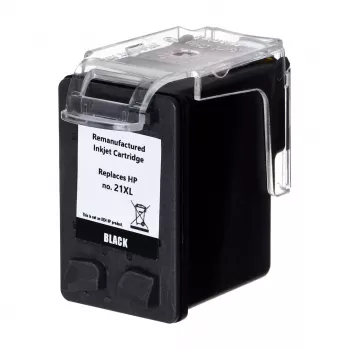 Superbulk B-H21XL Schwarze Tinte für HP-Drucker (Ersatz für HP 21XL C9351A) Standard