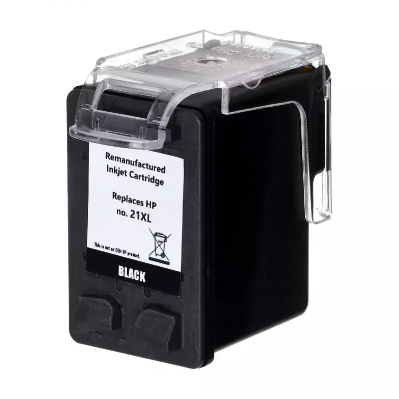 Superbulk B-H21XL Schwarze Tinte für HP-Drucker (Ersatz für HP 21XL C9351A) Standard