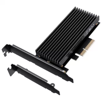 GRAUGEAR G-M2PCI01 Interner M.2-Adapter PCIe Stecker Schwarz 128mm