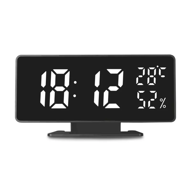 Digitaler LED-Wecker GreenBlue GB395 mit Temperaturanzeige