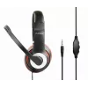 Kabelgebundenes Gaming-Headset GEMBIRD MHS-03-BKRD — binaural, ohrumschließend, 3,5 mm, 1,8 m Kabel, rot/schwarz