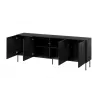Cama Kommode ISLA 200x40x75 matt schwarz