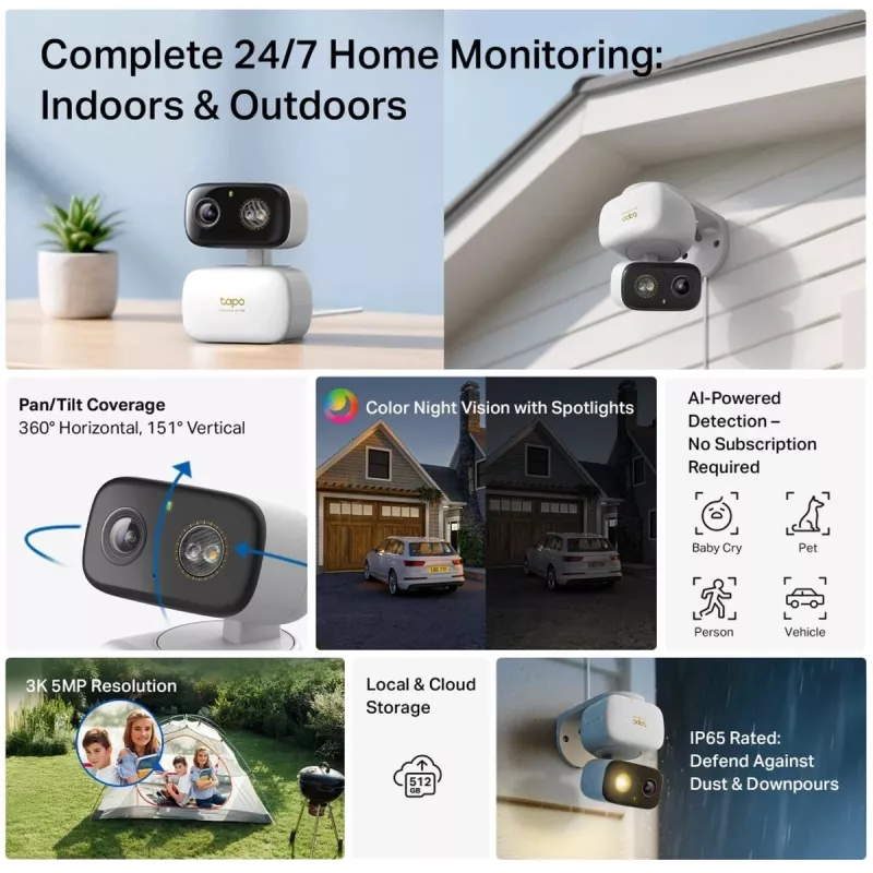 TP-Link Tapo C236 Netzwerk-Überwachungskamera Außen/Innen 2304 x 1296