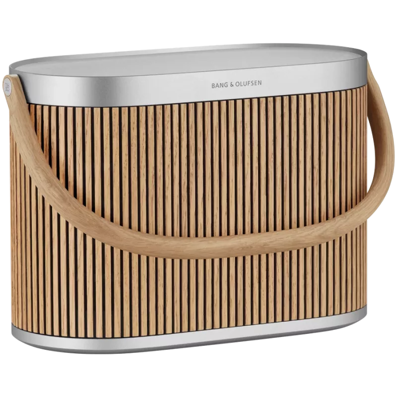 Beosound A5 Lautsprecher Eiche (Abdeckung Eiche Griff Eiche)