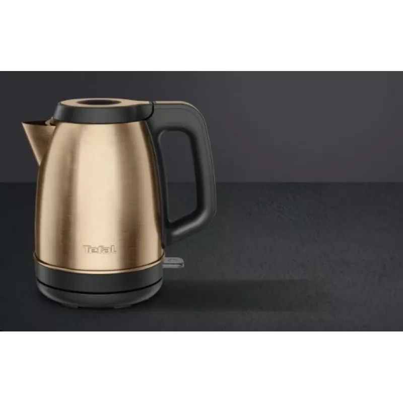 Wasserkocher Tefal 1,7 L 2400 W schwarz/kupfer