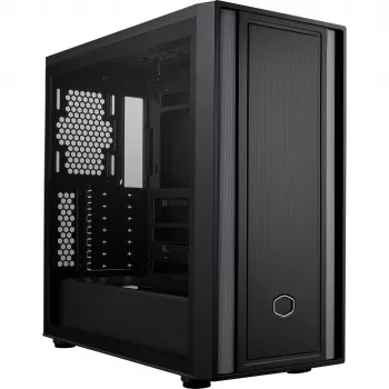 Cooler Master MasterBox 600 Lite PC-Gehäuse, MIDI-Tower, E-ATX, gehärtetes Glas - Schwarz