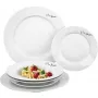 Tischgeschirr-Set Lamart LT9001 6 Stück Porzellan Weiß 3 Personen