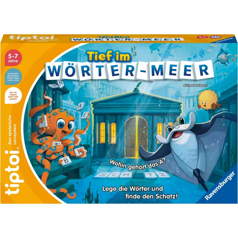 tiptoi Tief im Wörtermeer, Brettspiel