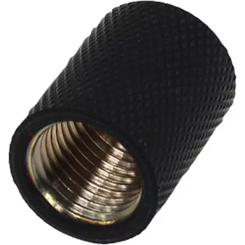 Alphacool HF coupling sleeve G1/4 IG to G1/4 IG - Deep Schwarz (17048)