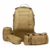 Extralink Militär-Rucksack taktisch 4-in-1 Schule Reise Survival-Tasche 50L MIL-668