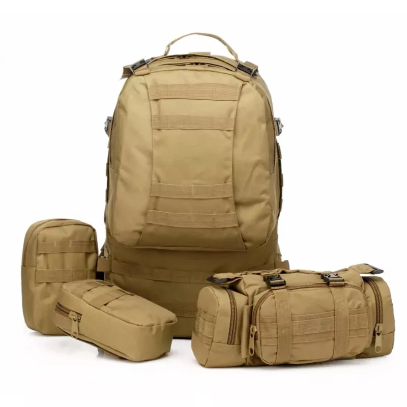 Extralink Militär-Rucksack taktisch 4-in-1 Schule Reise Survival-Tasche 50L MIL-668
